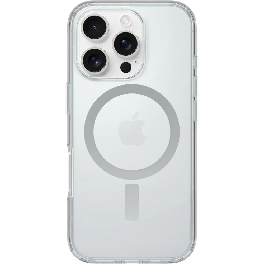 OtterBox iPhone 16 Pro Symmetry Series Case - CLEAR edge protection‎ wireless